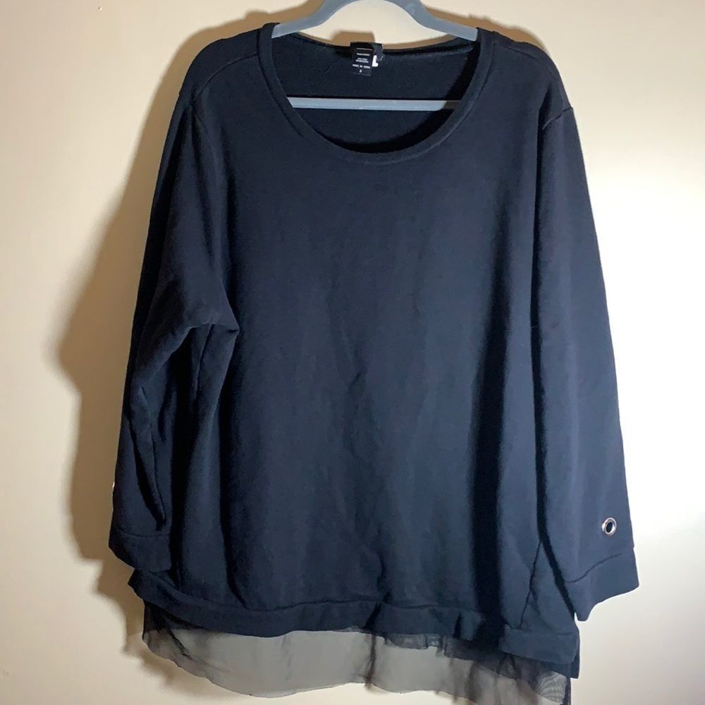 Torrid Black Pullover Sweater
